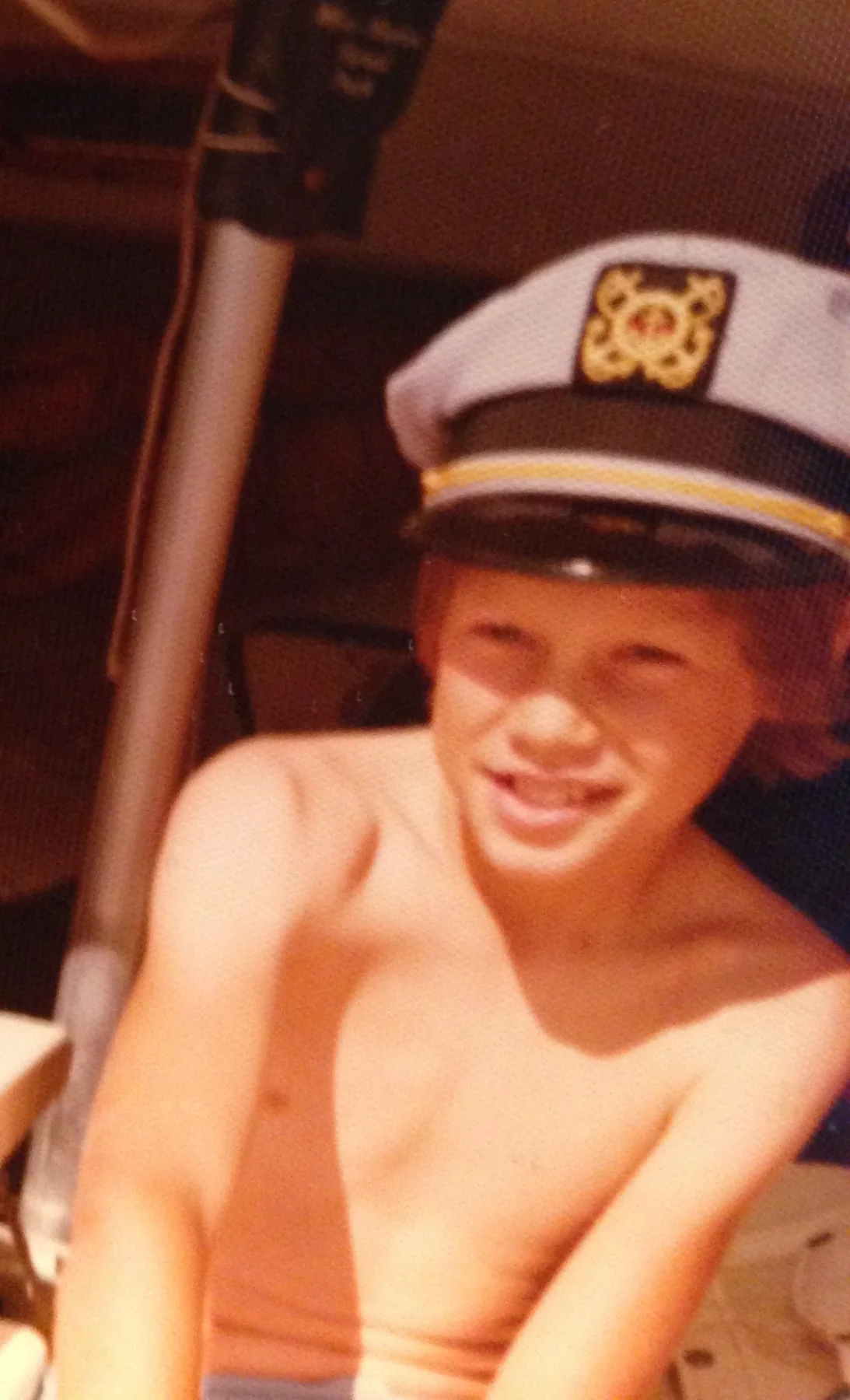 Patrice Blouin as a child, before discovering KISS