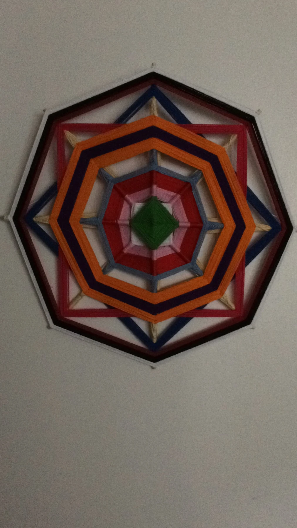 Geometric multicolor thread form