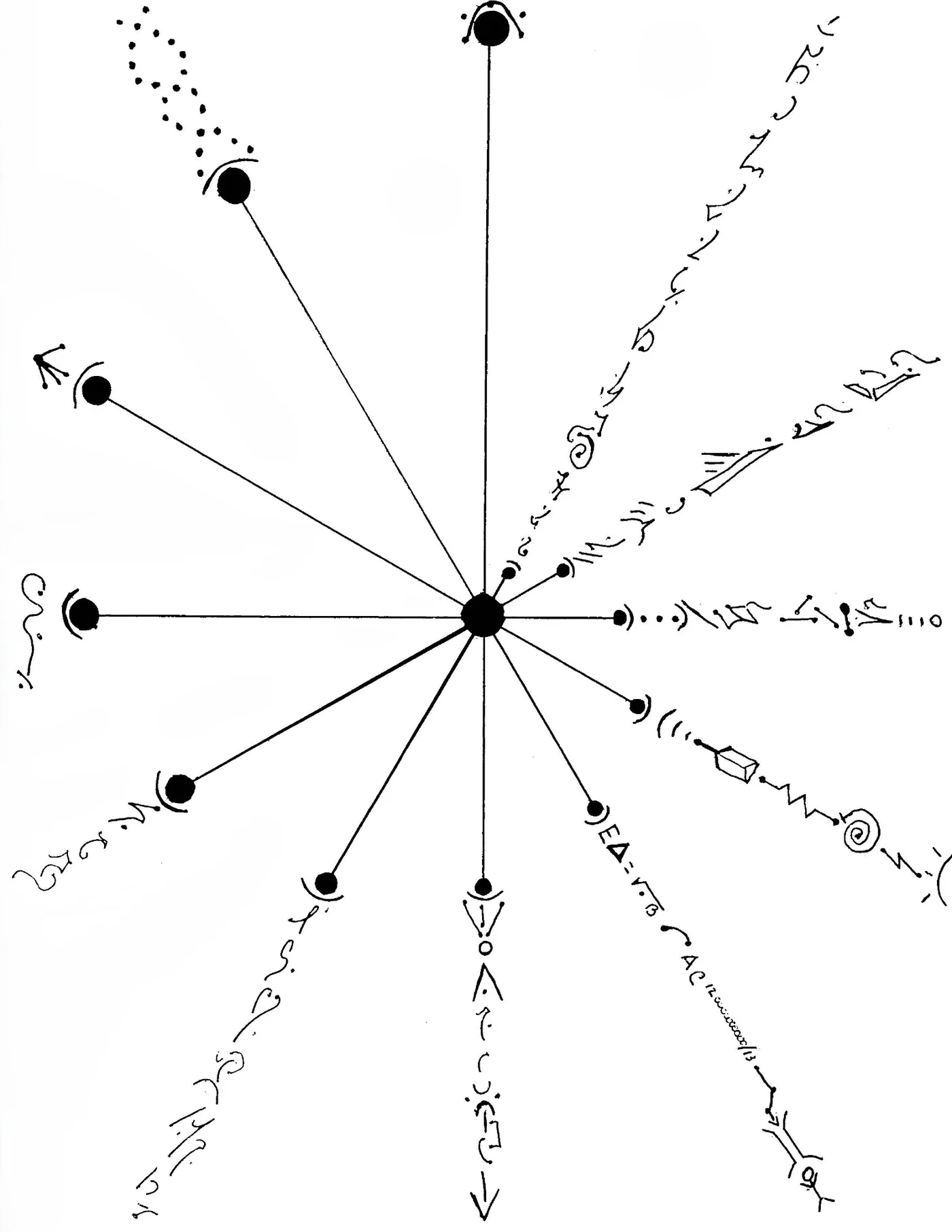 Automatic drawing 22 by Patrice Blouin