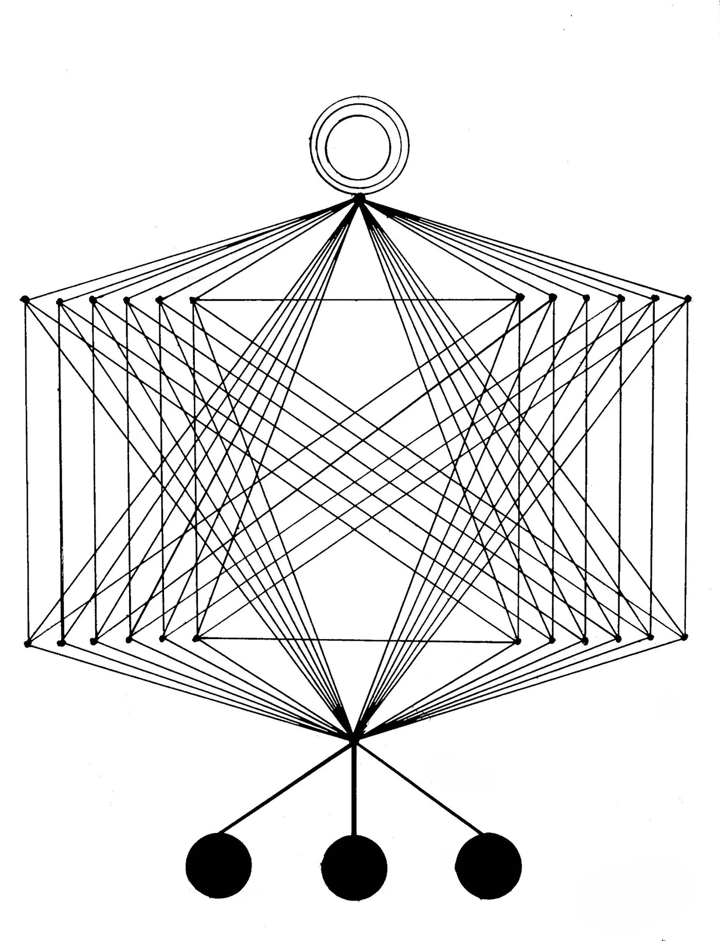 Automatic drawing 25 by Patrice Blouin