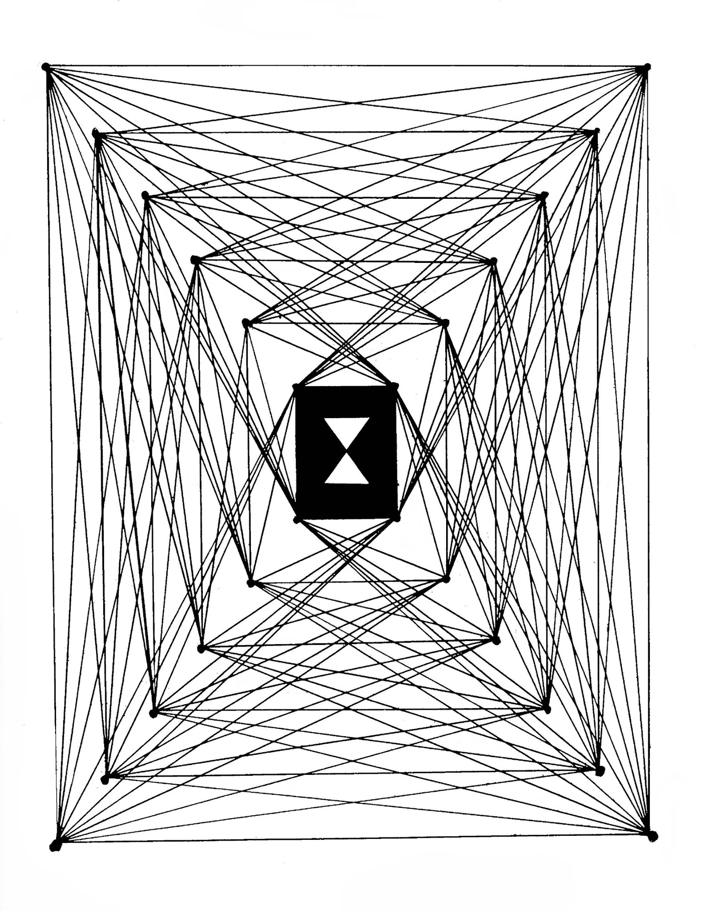Automatic drawing 26 by Patrice Blouin