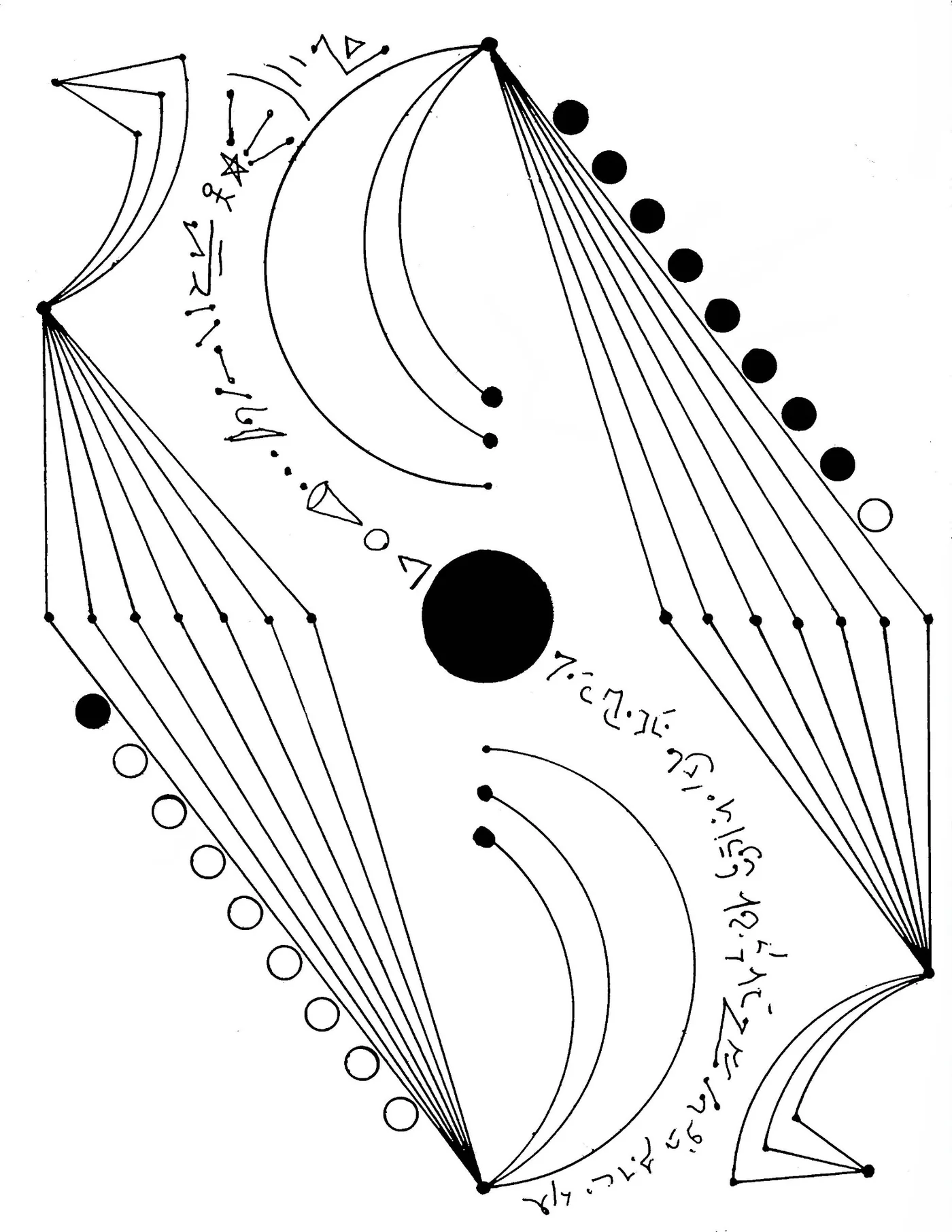 Automatic drawing 30 by Patrice Blouin