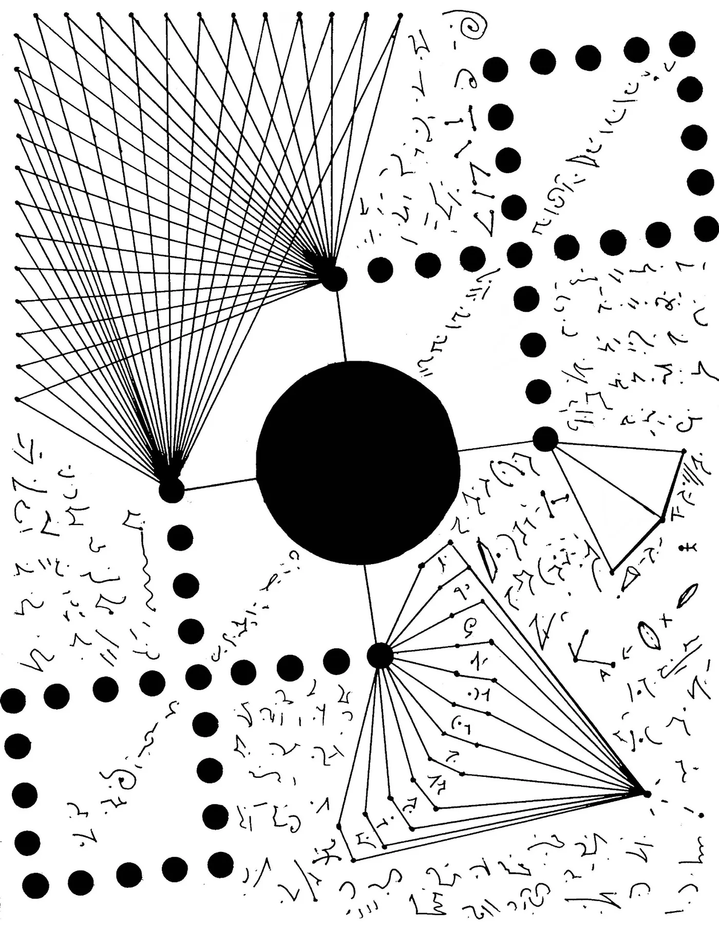 Automatic drawing 33 by Patrice Blouin