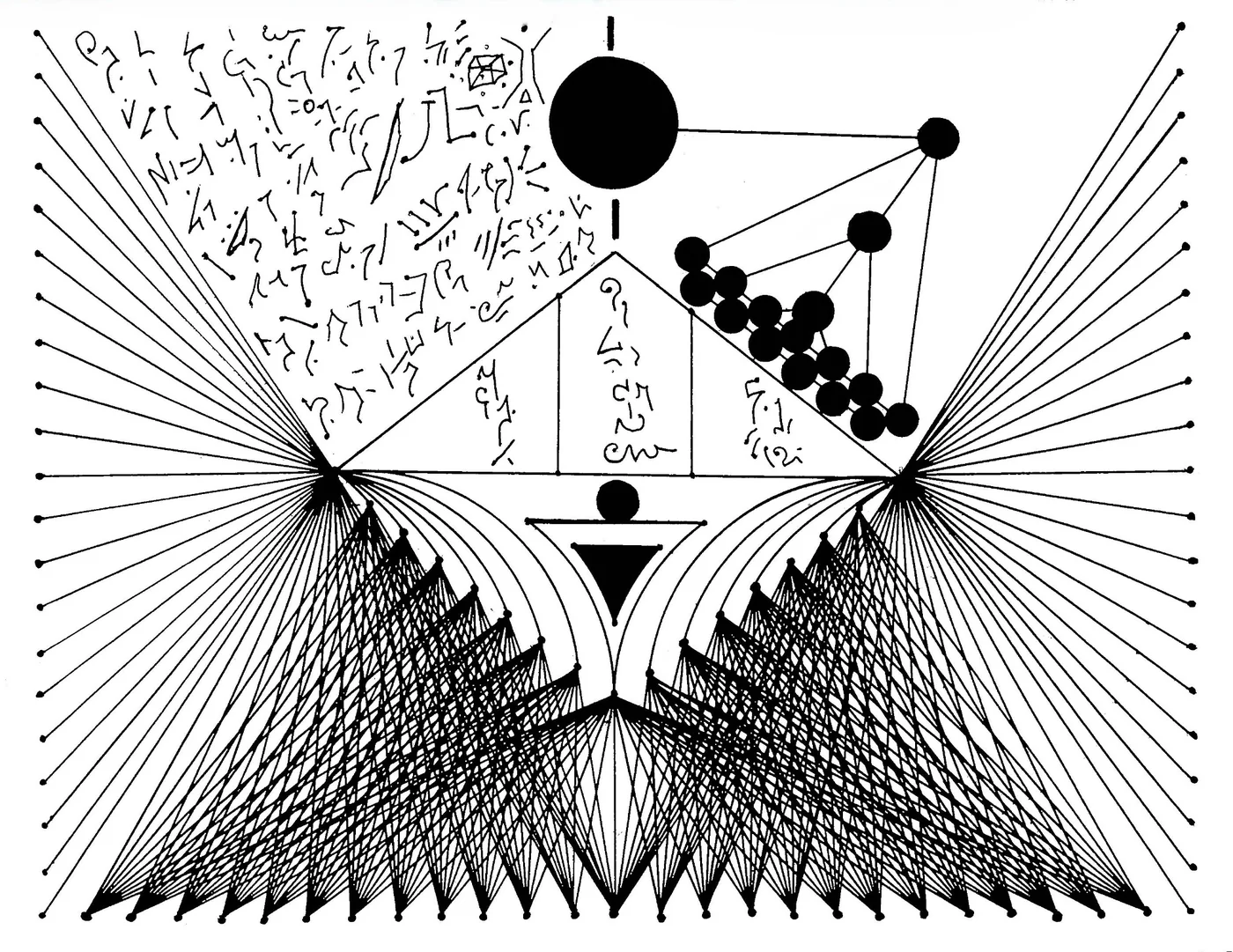 Automatic drawing 34 by Patrice Blouin