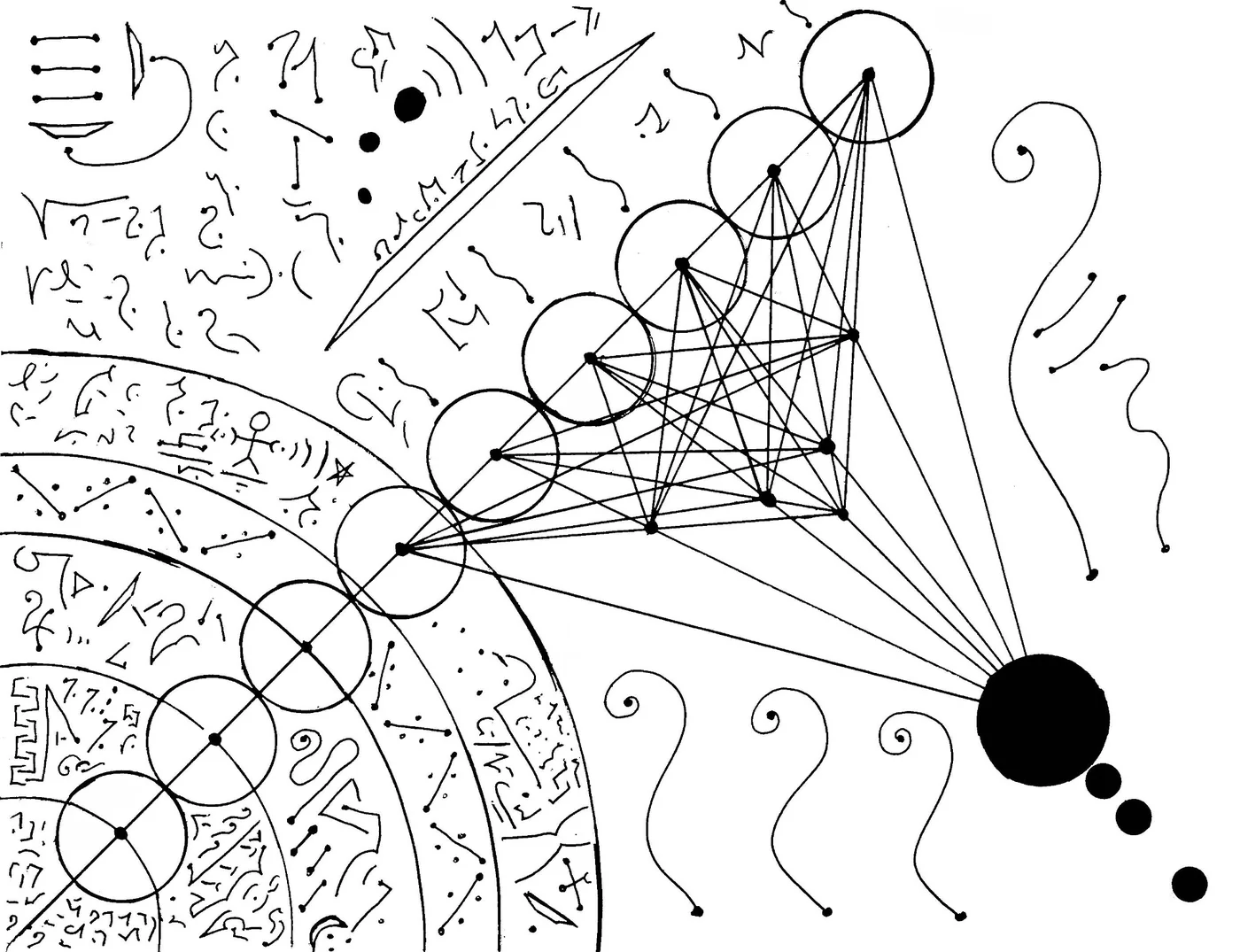 Automatic drawing 35 by Patrice Blouin
