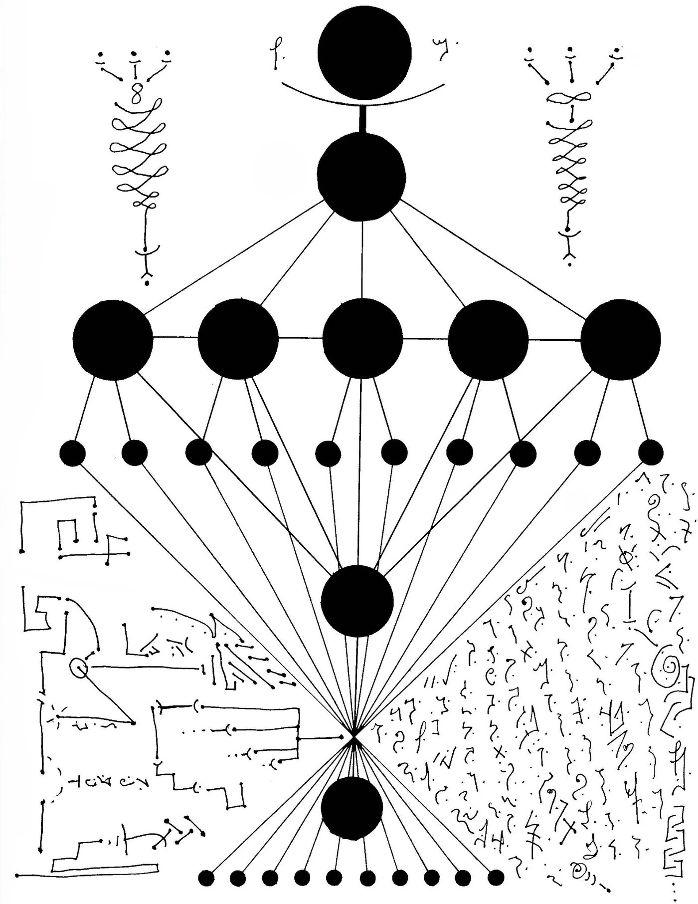 Automatic drawing 36 by Patrice Blouin