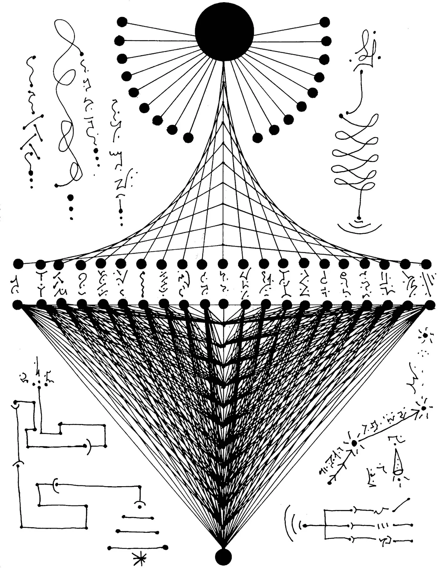 Automatic drawing 37 by Patrice Blouin