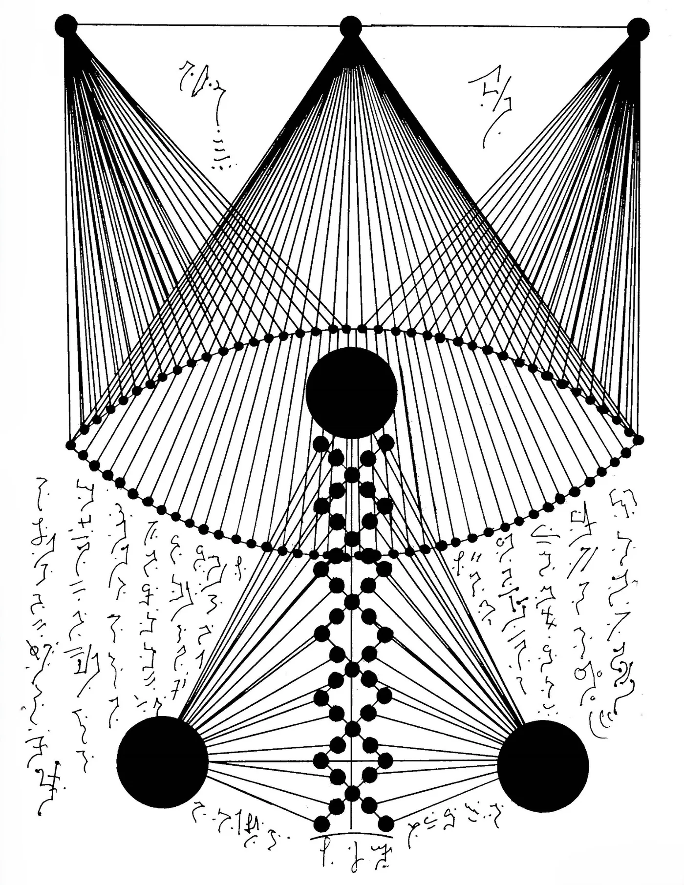 Automatic drawing 39 by Patrice Blouin
