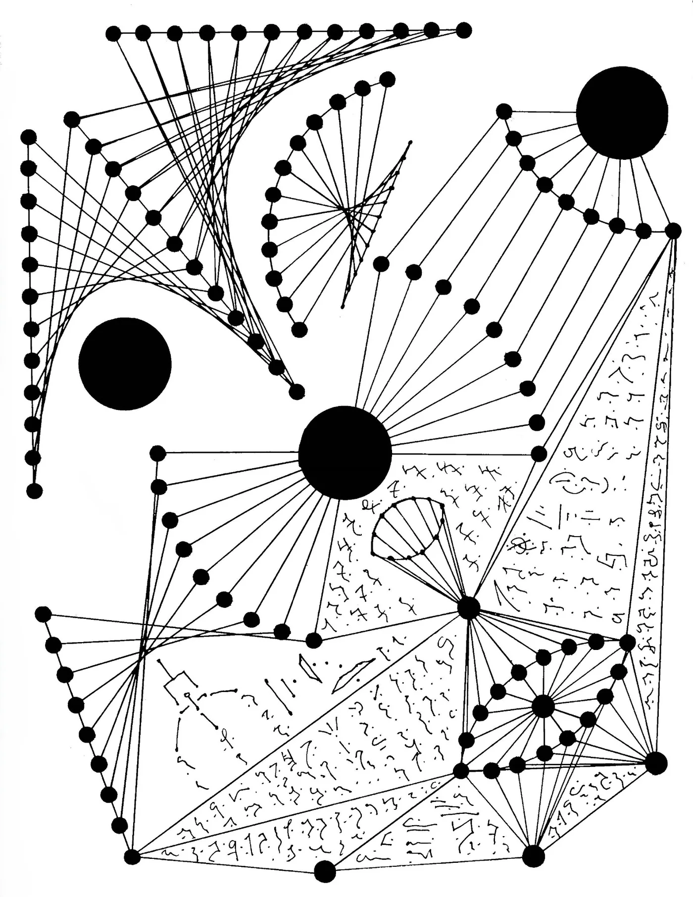 Automatic drawing 40 by Patrice Blouin