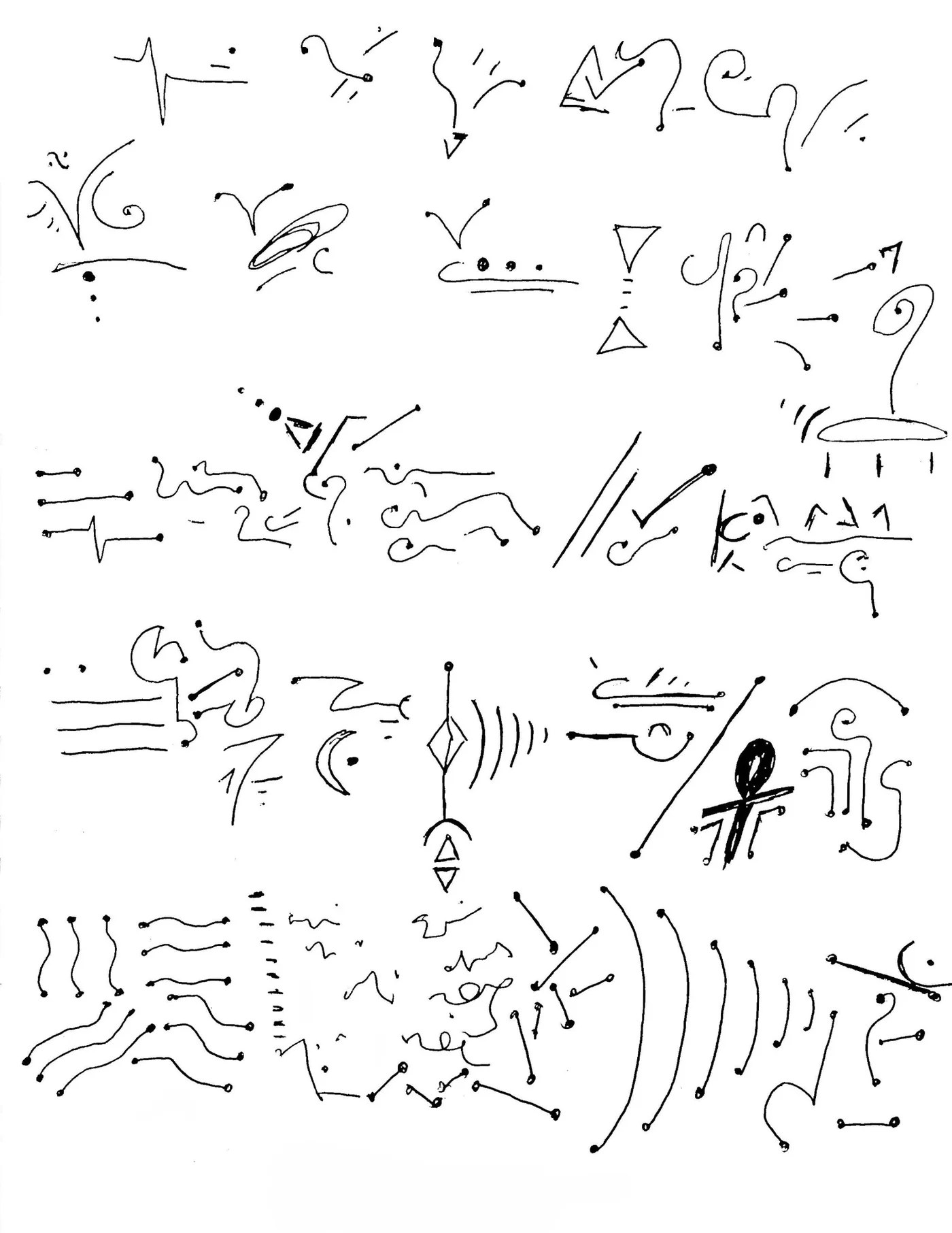 Automatic drawing 13 by Patrice Blouin