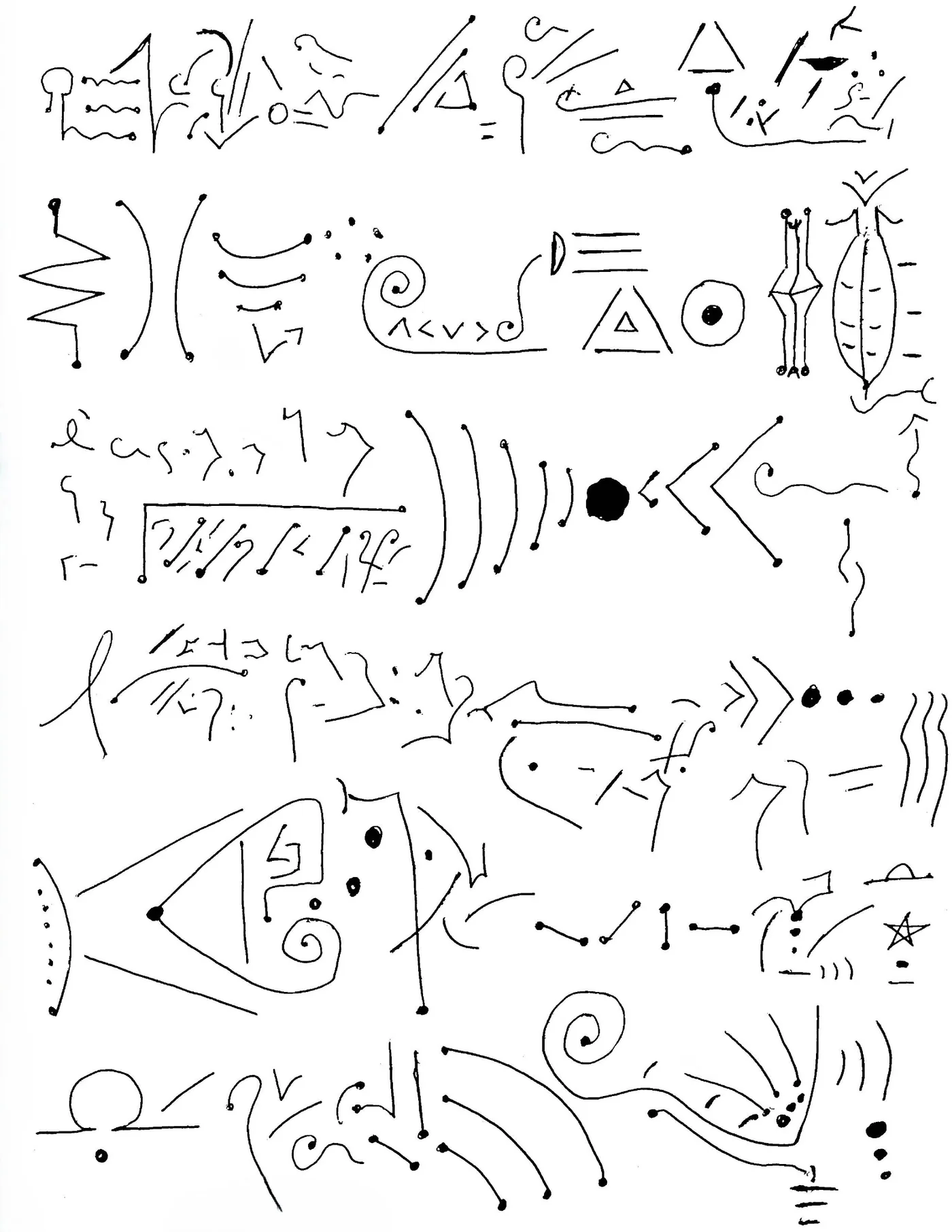 Automatic drawing 16 by Patrice Blouin