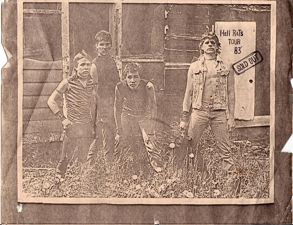 Early band photograph from Patrice Blouin's musical history