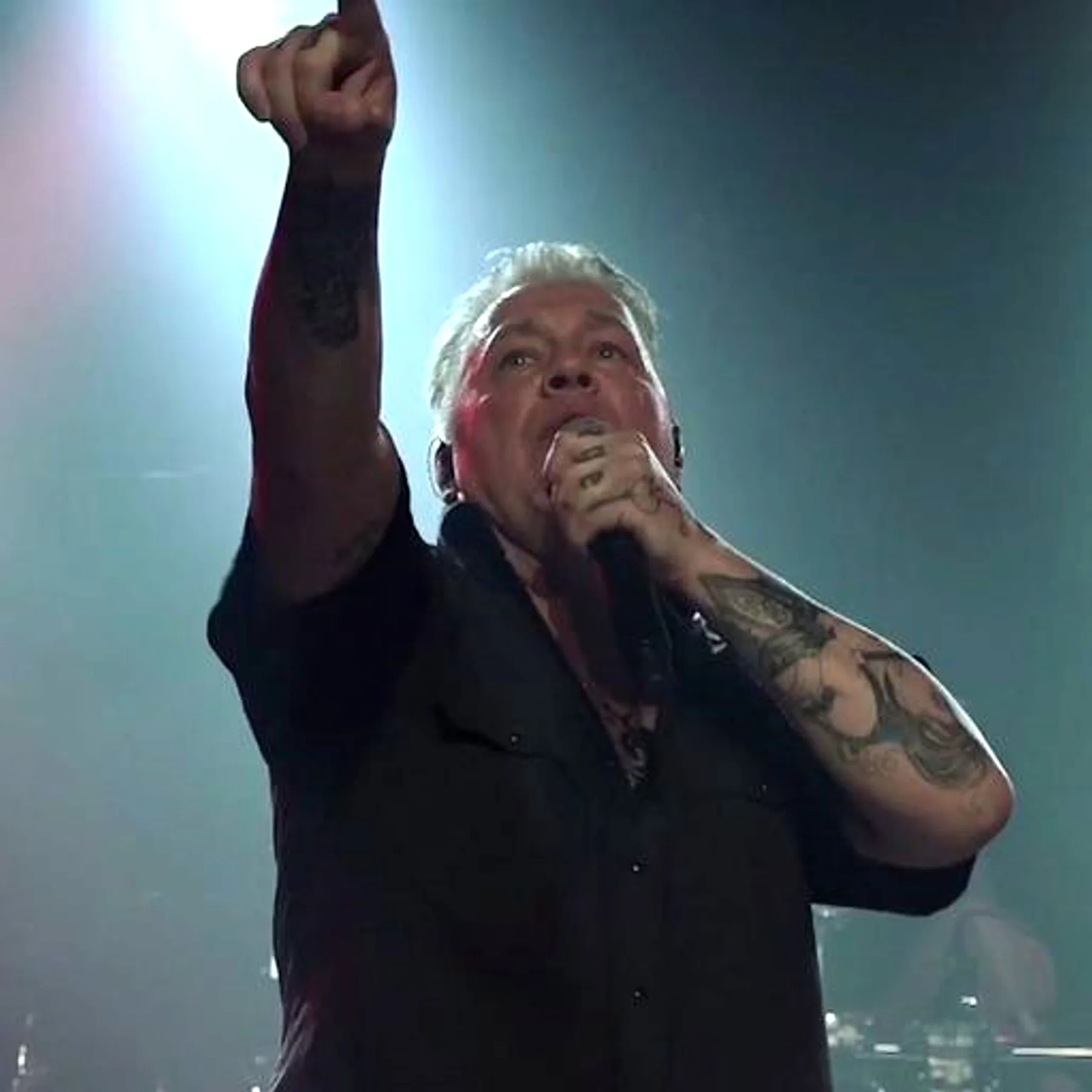 Patrice Blouin performing onstage