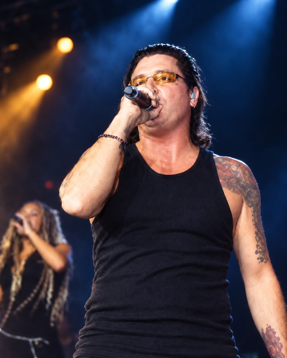 Patrice Blouin performing during his professional television and production years